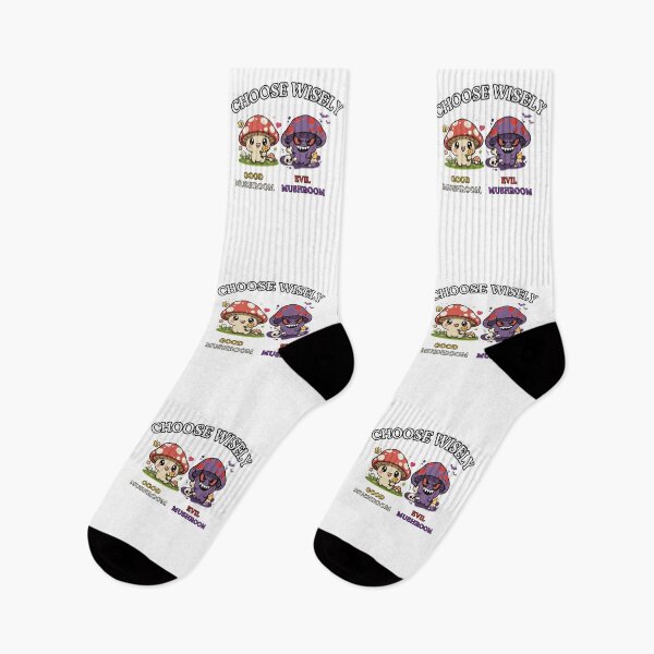 Item preview, Kawaii Mushroom Good vs Evil – Cute & Dark Funny Cartoon Design designed and sold by Martapp.