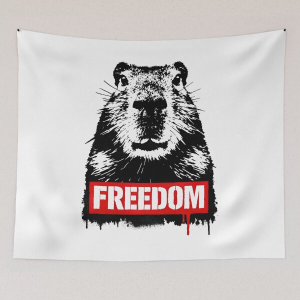 Item preview, CAPYBARA SAMBA - FREEDOM  designed and sold by CodeRonin®.