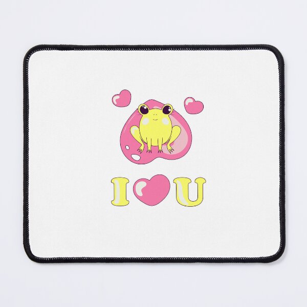 Item preview, Cute Kawaii Frog I Love You Romantic Illustration designed and sold by meri3465.