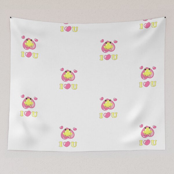 Item preview, Cute Kawaii Frog I Love You Romantic Illustration designed and sold by meri3465.