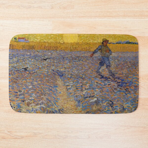 Item preview, The Sower by Vincent van Gogh: Vibrant Post Impressionist Fine Art Print designed and sold by artofuniverse.