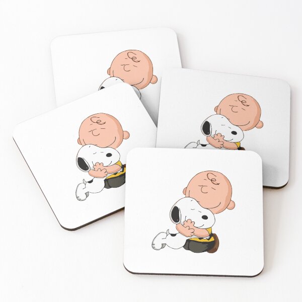 Item preview, Heartwarming Charlie Brown and Snoopy Hug designed and sold by damejukio.