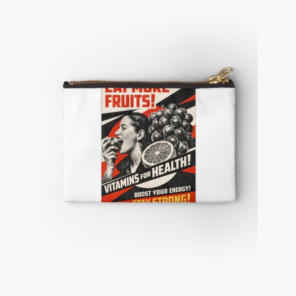 Item preview, Eat More Fruits – Vintage Energy Poster designed and sold by ForeverPrintsOK.