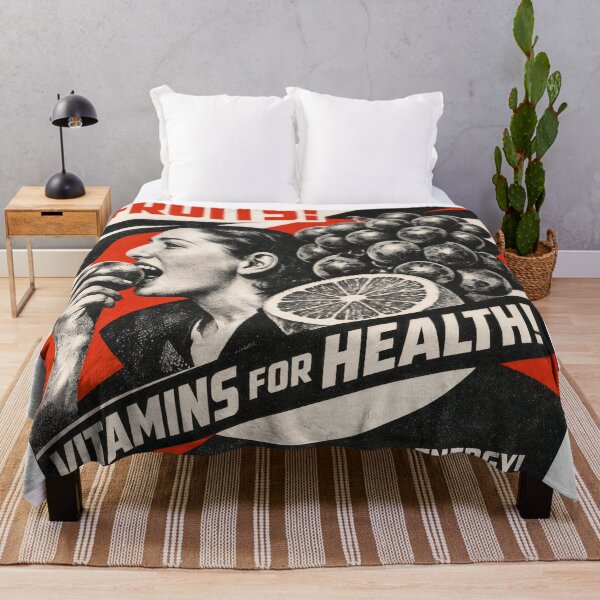 Item preview, Eat More Fruits – Vintage Energy Poster designed and sold by ForeverPrintsOK.