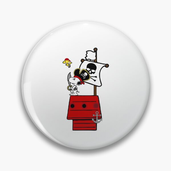 Item preview, Pirate Snoopy Sailing the Red Doghouse designed and sold by damejukio.