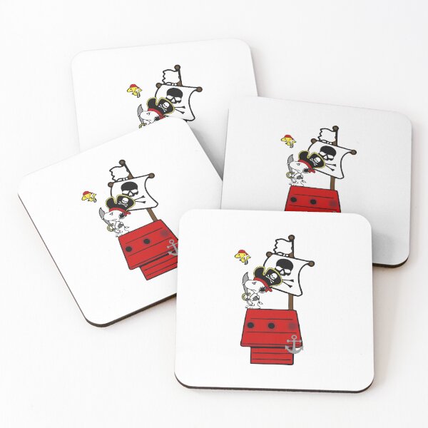 Item preview, Pirate Snoopy Sailing the Red Doghouse designed and sold by damejukio.
