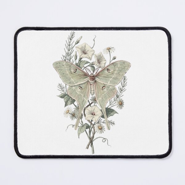 Item preview, Luna Moth Botanical T-Shirt | Actias Luna Vintage Illustration | Mystical Nature Witchy Gift designed and sold by Panom Suavichien.