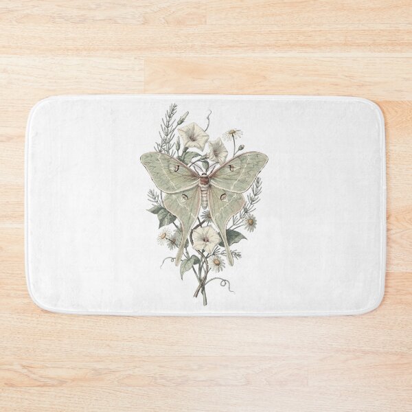 Item preview, Luna Moth Botanical T-Shirt | Actias Luna Vintage Illustration | Mystical Nature Witchy Gift designed and sold by Panom Suavichien.