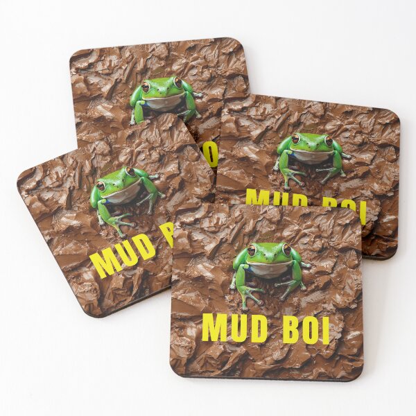 Item preview, Funny "MUD BOI" Frog - Grungy Nature Aesthetic and Impasto Oil Painting designed and sold by JOCSTOCK.