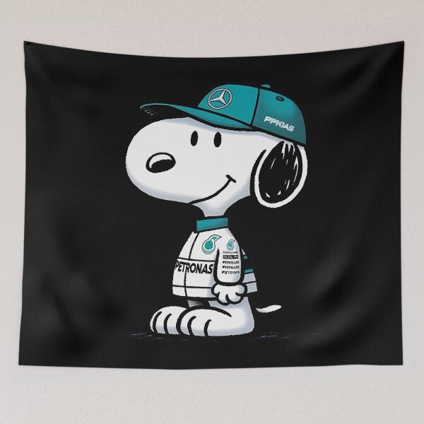 Item preview, Snoopy F1 Racing Mercedess Petronas designed and sold by Morphologiona.