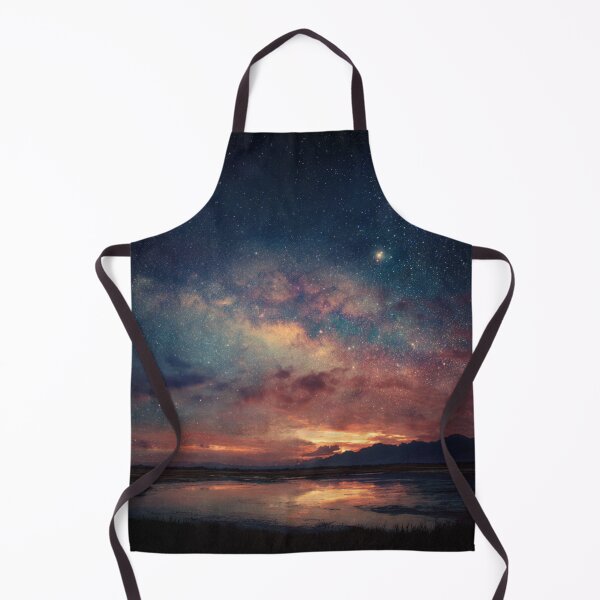 Item preview, Midnight Starry Sky Milky Way Sunset Pond designed and sold by GrinGalore.