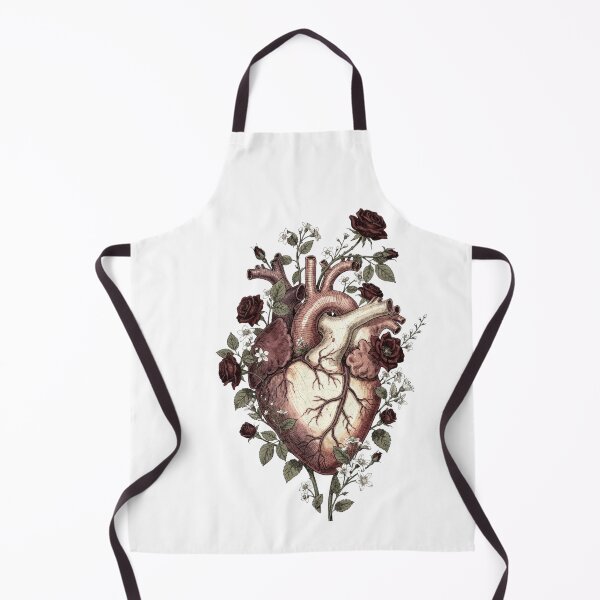 Item preview, Anatomical Heart Botanical T-Shirt | Floral Heart Vintage Illustration | Nurse Doctor Dark Romance Gift designed and sold by Panom Suavichien.