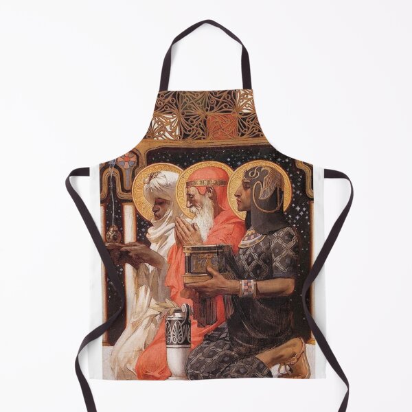 Item preview, Three Magi Kings Epiphany | JC Leyendecker Christmas Nativity Scene designed and sold by Based History.