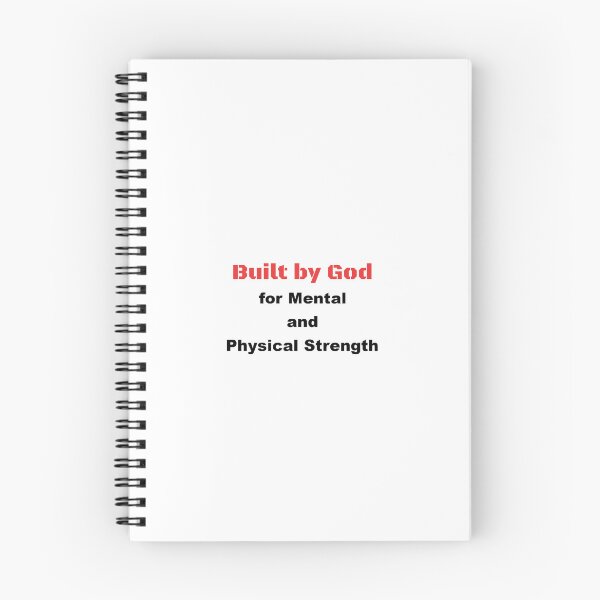 Item preview, Built by God for Mental and Physical Strength designed and sold by DaystarRising.