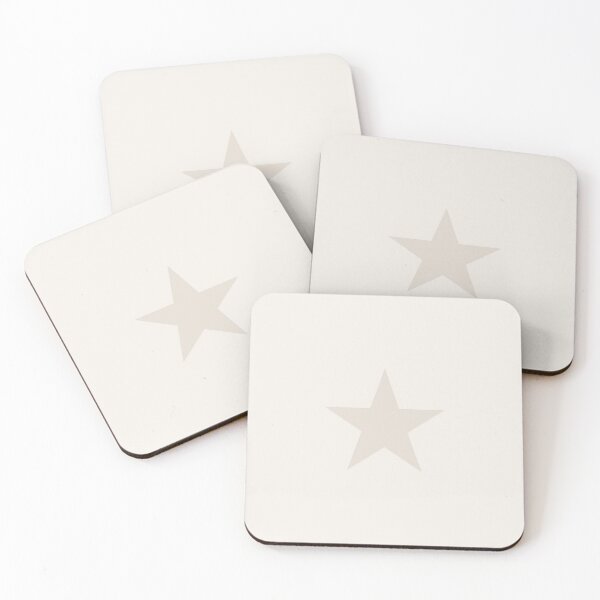 Item preview, White on White Star - Modern Luxury Neutral Aesthetic designed and sold by GemsAnatomy.