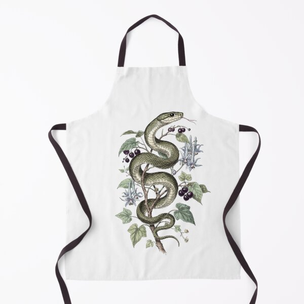 Item preview, Snake Botanical T-Shirt | Deadly Nightshade Serpent Vintage Illustration | Dark Academia Apothecary Gift designed and sold by Panom Suavichien.