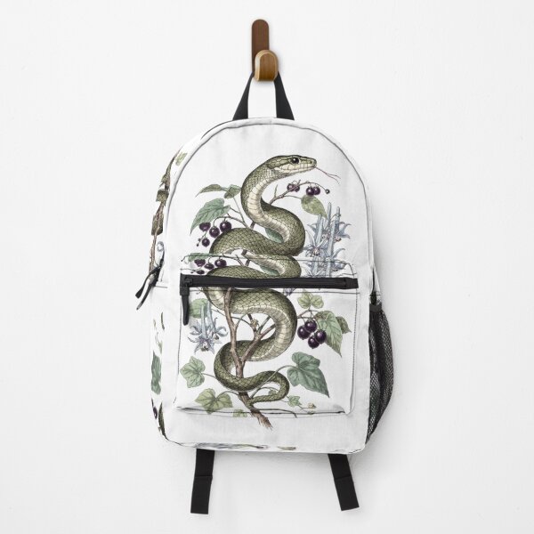 Item preview, Snake Botanical T-Shirt | Deadly Nightshade Serpent Vintage Illustration | Dark Academia Apothecary Gift designed and sold by Panom Suavichien.