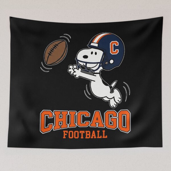 Artikelvorschau, Chicago Football Snoopy Chicago Bears entworfen und verkauft von Morphologiona.
