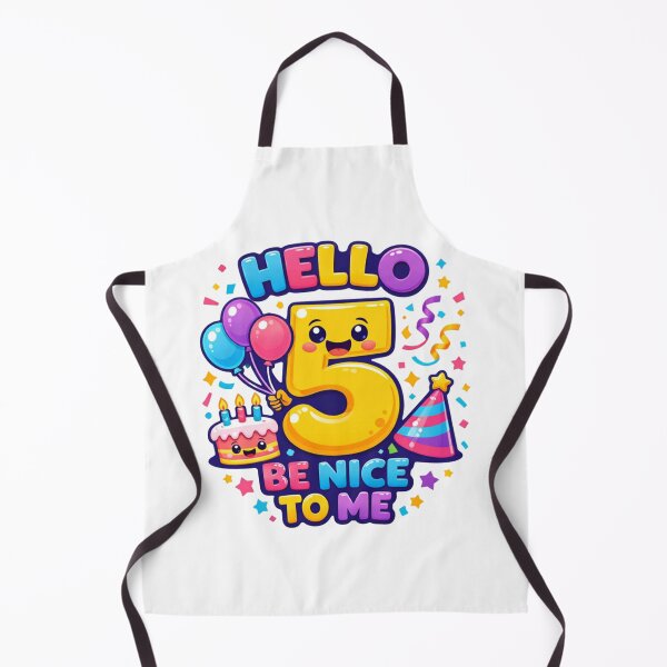 Item preview, Hello 5 Be Nice to Me – Cute Funny 5th Birthday Kids Design designed and sold by rushaib.
