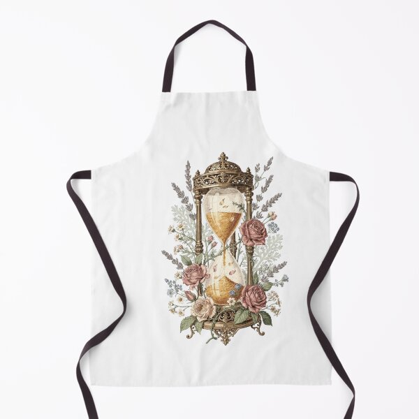 Artikelvorschau, Botanisches T-Shirt mit Sanduhrmotiv | Vintage-Illustration zum Thema „Memento Mori“ | Philosophisches Geschenk im Stil der Dark Academia entworfen und verkauft von Panom Suavichien.