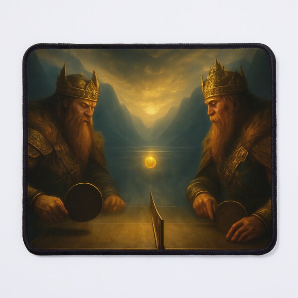 Item preview, Viking Kings of Ping Pong: The Epic Battle for the Golden Ball T-Shirt designed and sold by OhMyPingCo.