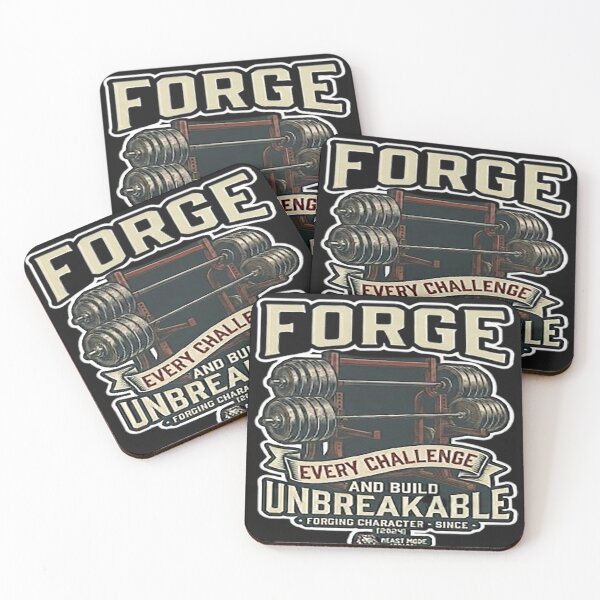 Item preview, FORGE Unbreakable Gym Motivation Shirt,  Powerlifting T-Shirt, Beast Mode, , Workout Graphic Tee, Strongman Gear, Strength Training Outfit designed and sold by MangadiDesigns.