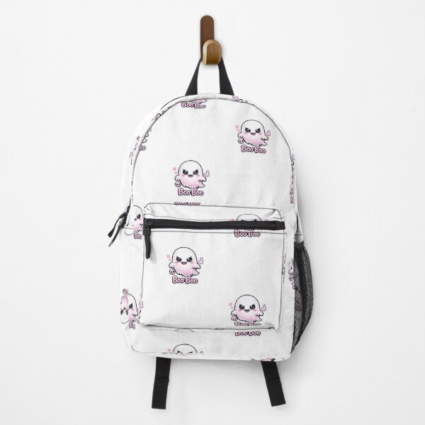 Item preview, Kawaii Ghost – Cute Spooky Boo Character Aesthetic Sticker designed and sold by CosmicSplendor.