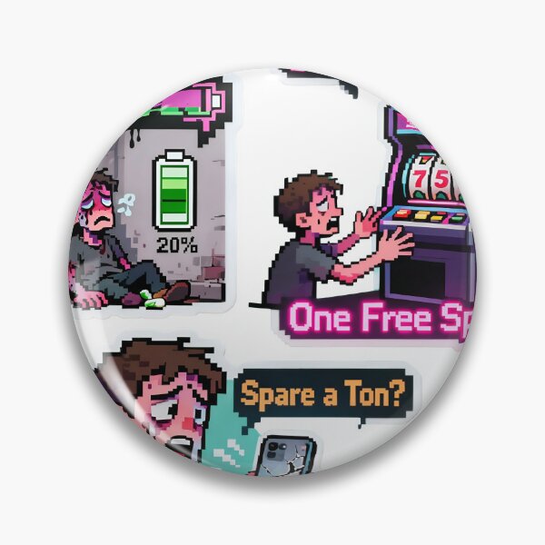 Item preview, A pixel art illustration of a man struggling with addiction on transparent background designed and sold by Creative88Art.