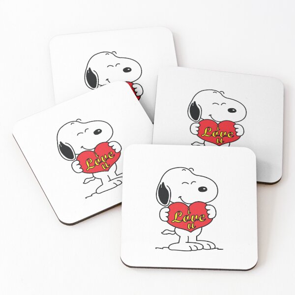 Item preview, Snoopy Holding Love Heart Valentine designed and sold by damejukio.