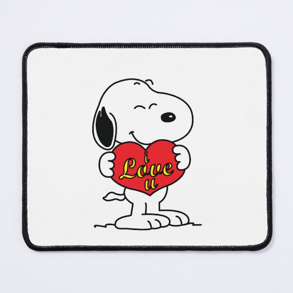 Item preview, Snoopy Holding Love Heart Valentine designed and sold by damejukio.
