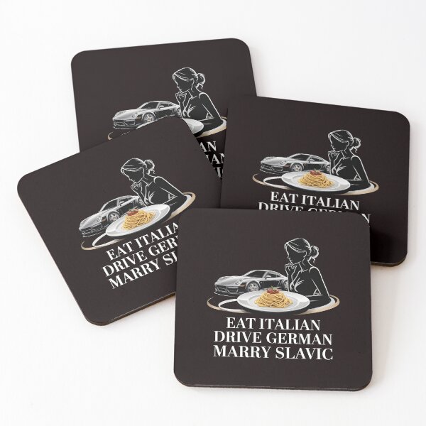 Item preview, Eat Italian Drive German Marry Slavic – Funny Slavic Woman Culture Humor designed and sold by Redgiant87x.