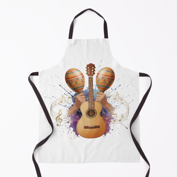 Item preview, World Rhythms – Guitar and Maracas | Latin Music Vibes designed and sold by Art-Arcade6.