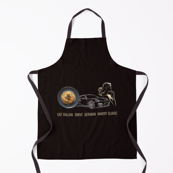 Item preview, Eat Italian Drive German Marry Slavic – Italian Food Lover Slavic Woman Quote designed and sold by Redgiant87x.