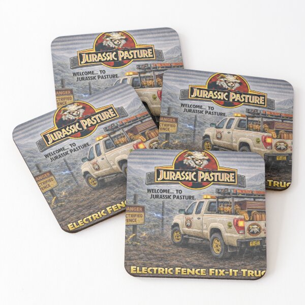 Item preview, Electric Fence Fix-It Truck - Jurassic Pasture Maintenance Unit designed and sold by Thpoar.