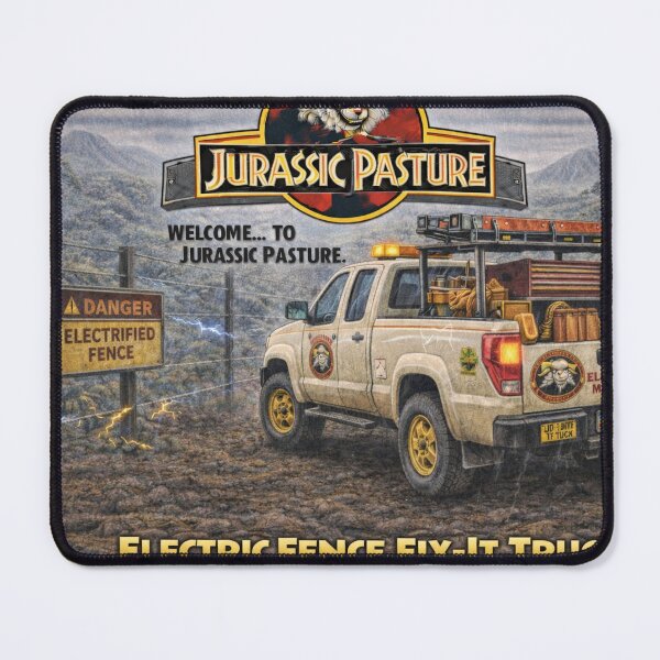 Item preview, Electric Fence Fix-It Truck - Jurassic Pasture Maintenance Unit designed and sold by Thpoar.
