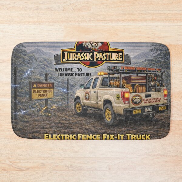 Item preview, Electric Fence Fix-It Truck - Jurassic Pasture Maintenance Unit designed and sold by Thpoar.