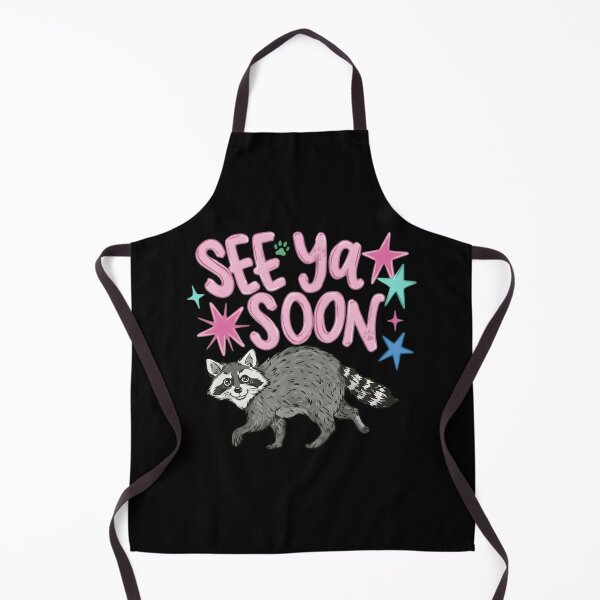 Item preview, Cute Raccoon See Ya Soon - Kawaii Trash Panda Illustration designed and sold by haitrieuic96.