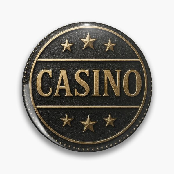 Item preview, A gold casino logo on transparent background designed and sold by Creative88Art.