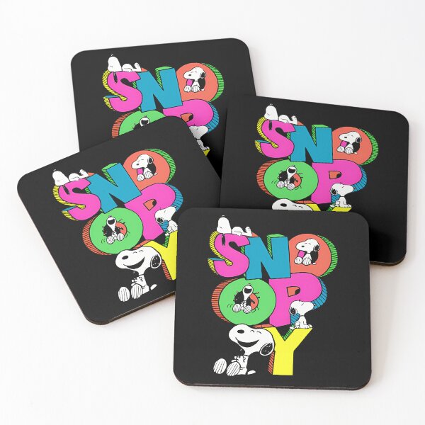 Item preview, Colorful Snoopy Fun Cartoon Letters designed and sold by Morphologiona.