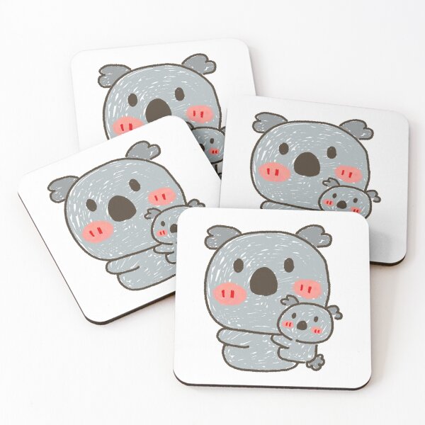 Item preview, Cute cartoon mother and baby koala bears. designed and sold by artemis-art3.