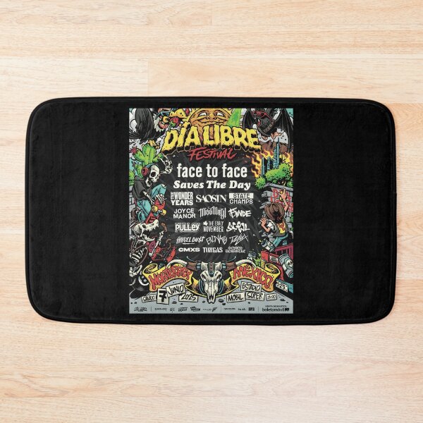Item preview, Día Libre Festival 2025 – Monterrey Punk Emo Rock designed and sold by rockfanatic.