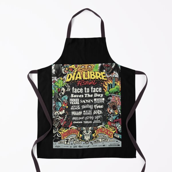 Item preview, Día Libre Festival 2025 – Monterrey Punk Emo Rock designed and sold by rockfanatic.
