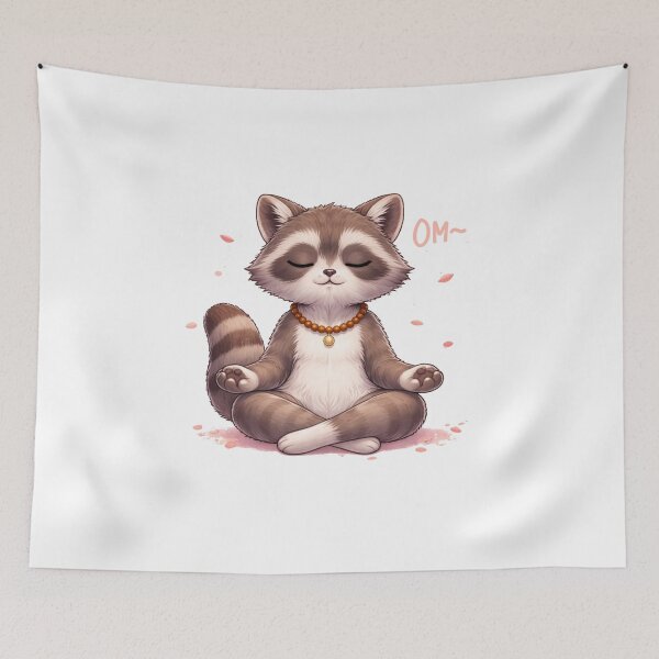 Item preview, Raccoon Zen Spirit designed and sold by Icareis-Studios.