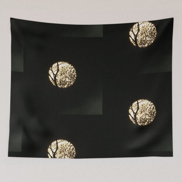 Item preview, The full moon is hiding behind the branches designed and sold by MirelleHDB.