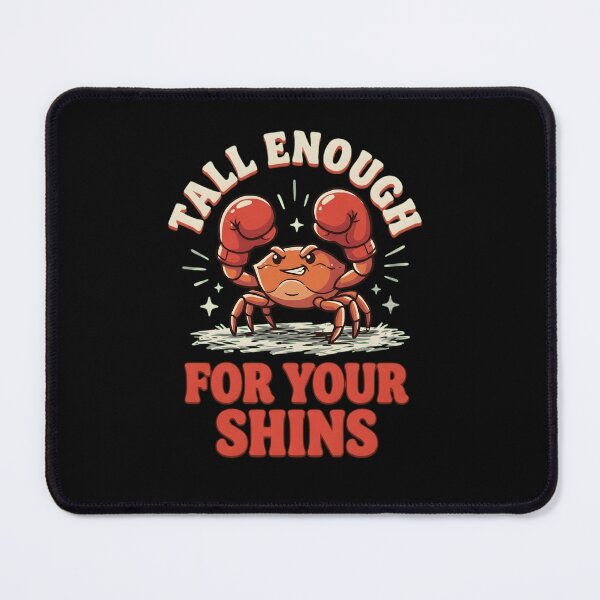 Item preview, Funny Boxing Crab - Tall Enough For Your Shins Retro Cartoon designed and sold by haitrieuic96.