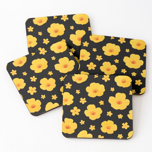 Item preview, Little yellow flowers pattern designed and sold by uunaa.