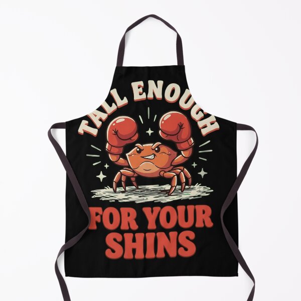 Item preview, Funny Boxing Crab - Tall Enough For Your Shins Retro Cartoon designed and sold by haitrieuic96.