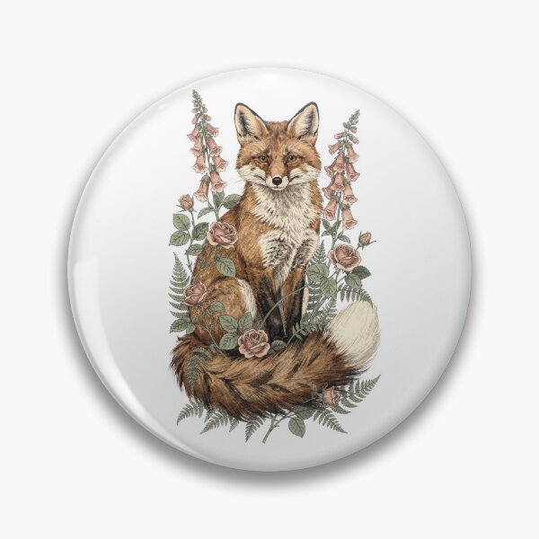 Artikelvorschau, Botanisches T-Shirt mit Rotfuchsmotiv | Vintage-Illustration von Vulpes vulpes | Naturgeschenk im Cottagecore-Stil entworfen und verkauft von Panom Suavichien.