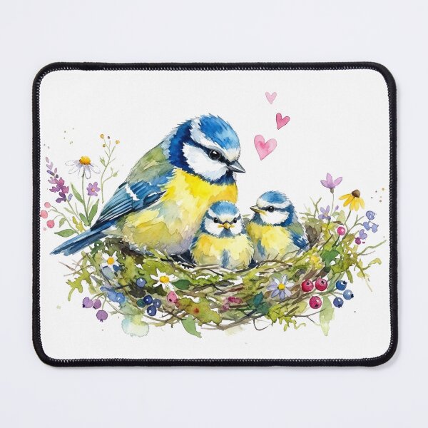 Item preview, Tit Bird Family designed and sold by Roy & Tiffany.