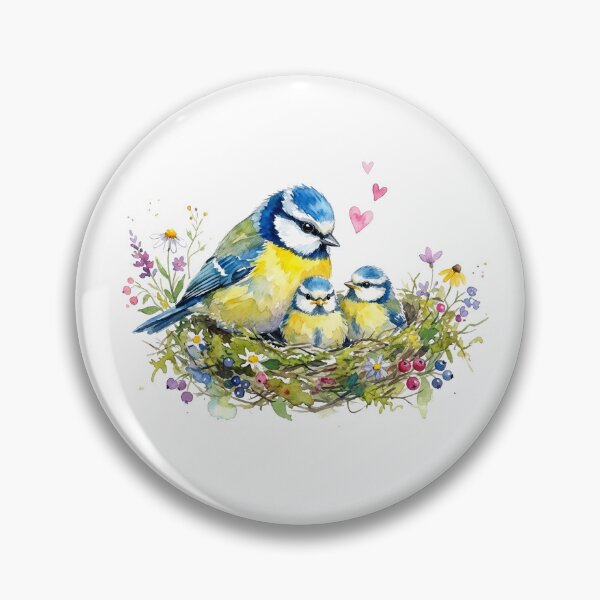 Item preview, Tit Bird Family designed and sold by Roy & Tiffany.
